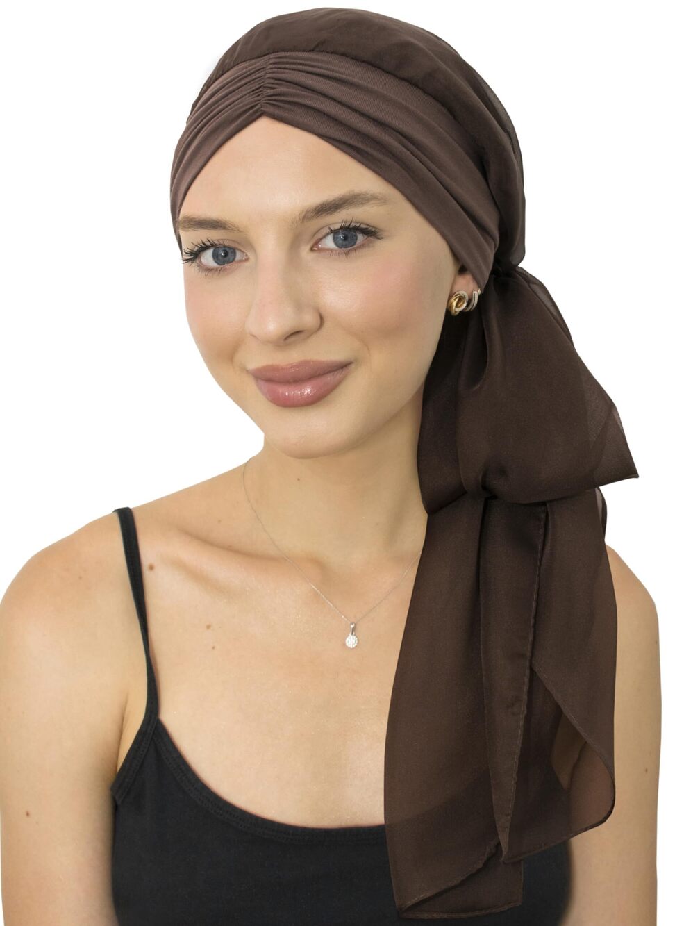 8056 Head Scarf Skull Cap Chemo Patients Headwear Cancer Hair Loss Scarf